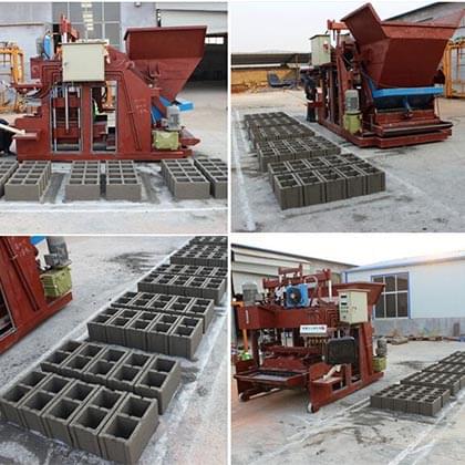 QMY10-15 Big Production Mobile Hydraulic Concrete Block Making Machine