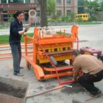 QM4-45 Diesel Mobile Concrete Block Making Machine