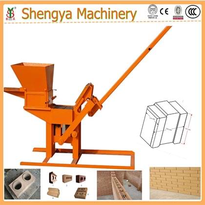 QMR2-40 Small Manual Clay Block Machine